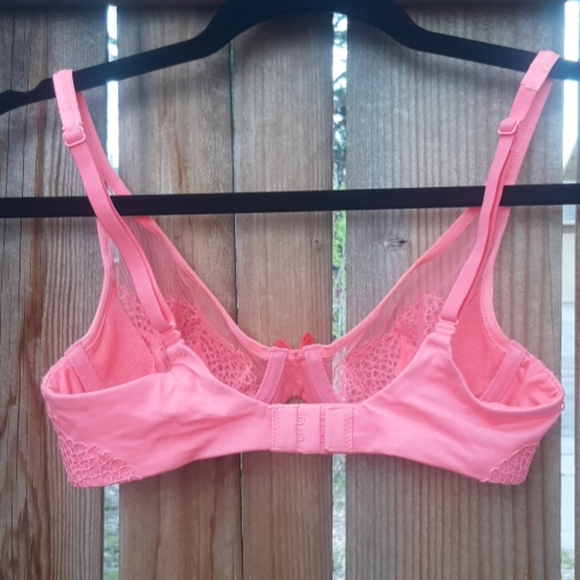 VS pink body by Victoria unlined demi bra 32B - Picture 4 of 5